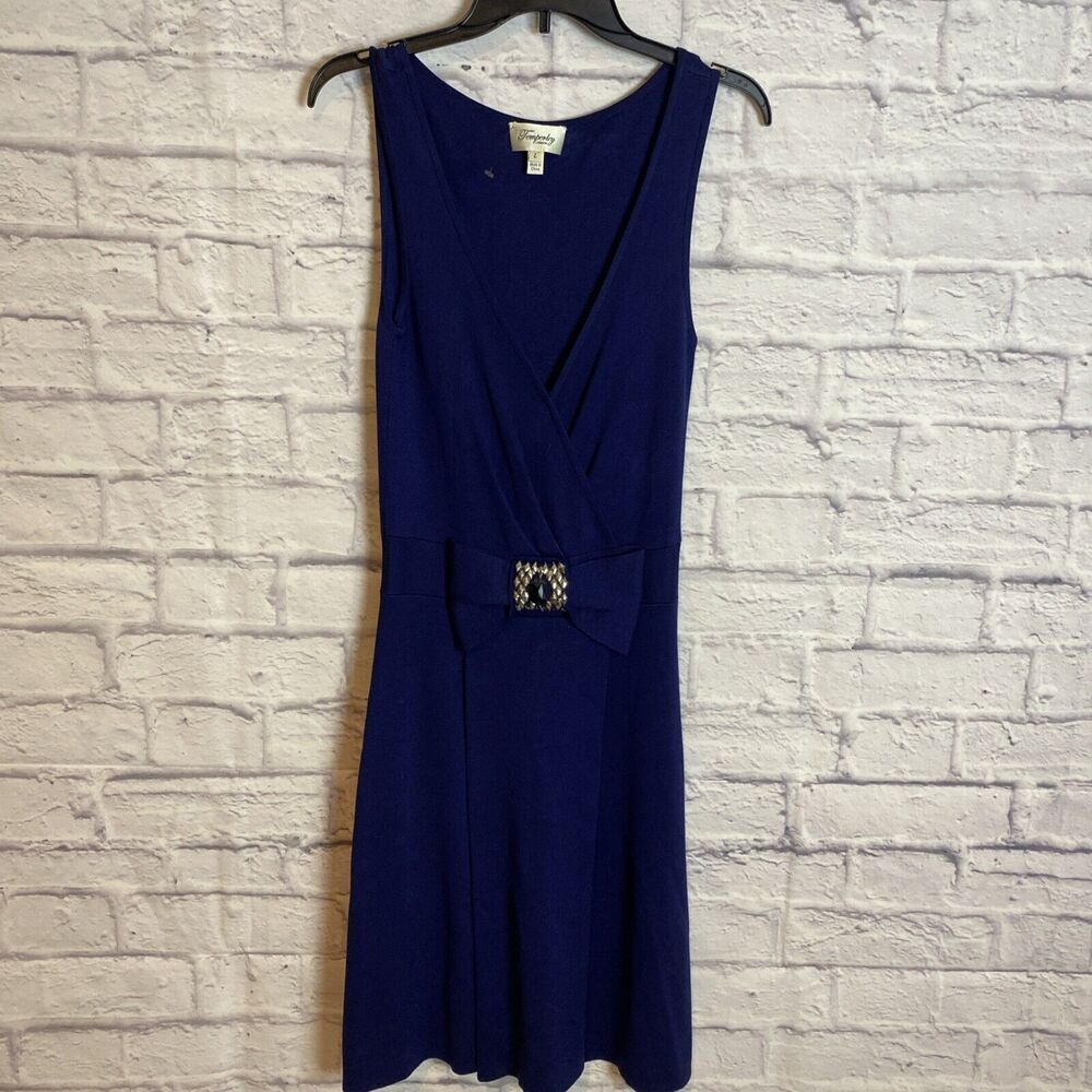 Temperley London Women’s Navy Special Occasion Silk Blend Dress Size Large